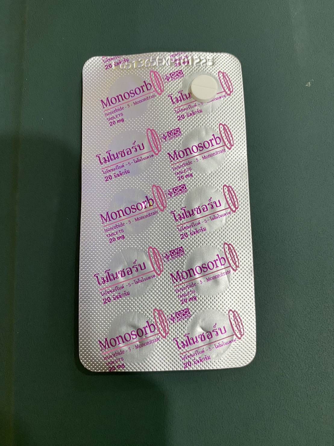 Isosorbide Mononitrate 20 mg 