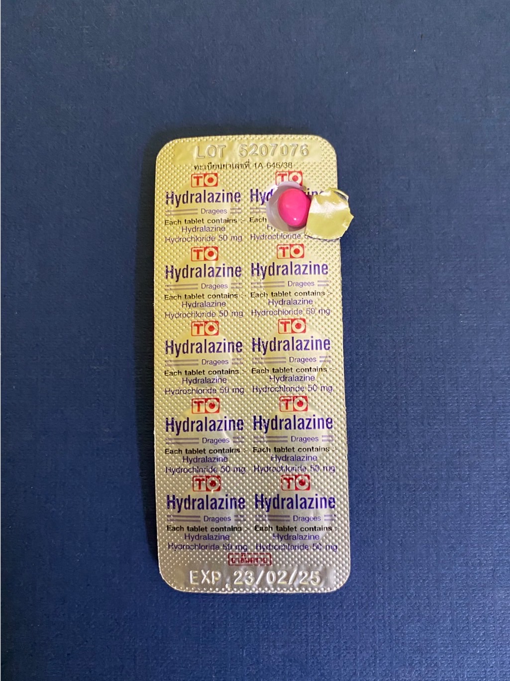 Hydralazine 50 mg 